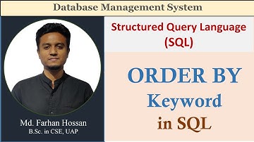 Lec: 80 | ORDER BY Keyword | SQL | Bangla Tutorial