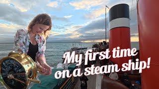 Join me on the bridge of 1946 Paddle Steamer Waverley- navigating the Solent and Portsmouth Harbour!