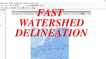ArcGis: Watershed/Basin Delineation in ArcMap using ArcHydro tools and DEM.