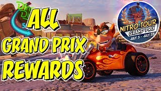 Crash Team Racing Nitro Fueled - All Nitro Tour Grand Prix Rewards