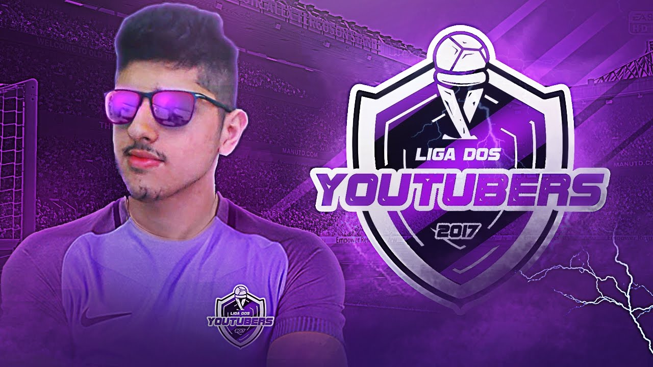 fifa ultimate team 18 MEU ÓTIMO TIME DA LIGA DOS YOUTUBERS 2017!!!!