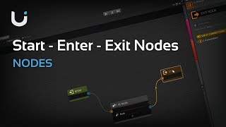 Start Enter Exit Nodes - Nody - DoozyUI - UI Management System for Unity