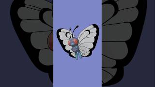 Sculpting Butterfree #pokemon #3dmodeling #art #blender #fanart #3dsculpting #b3d #3dart #butterfree