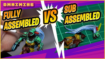 Fully Assembled Miniature vs Sub Assembled Miniature: Which is Better?