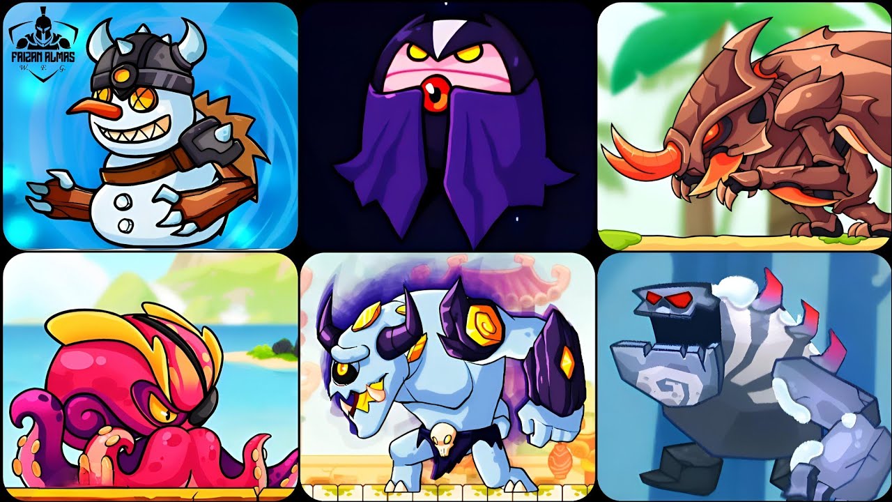 New Bosses Unlocked! 6 Mobile Boss Fights | Red Ball, Panda Master & More