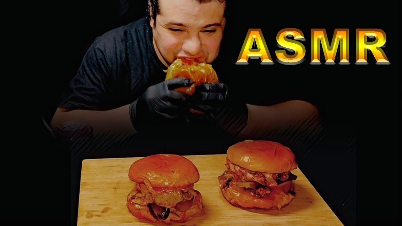 RECETTE DE BURGER FAITE MAISON + ASMR  ( WATERMELON)