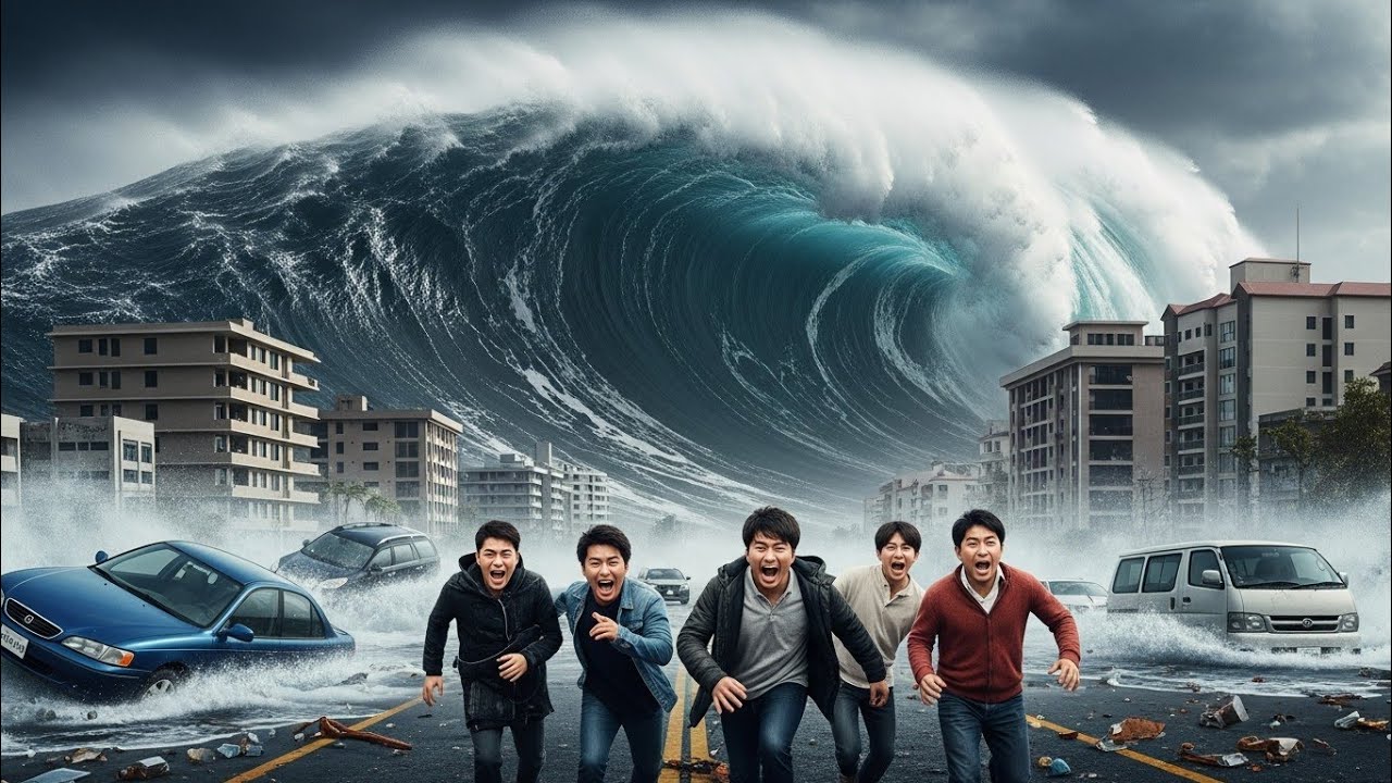 Massive Tsunami Destroys Everything in Japan | Disaster Short Film Ai Generated