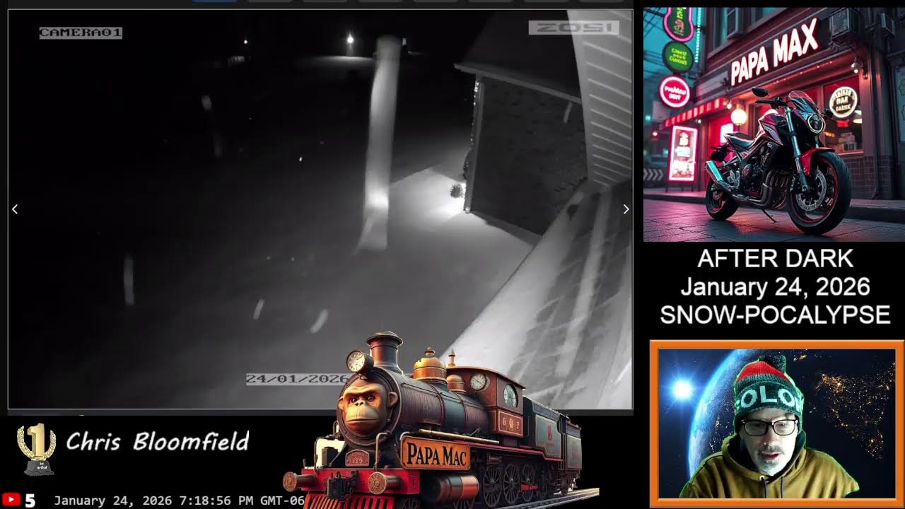 Papa Mac  Livestream - Bunch of old friends talking and hanging out. SNOW STORM 2026