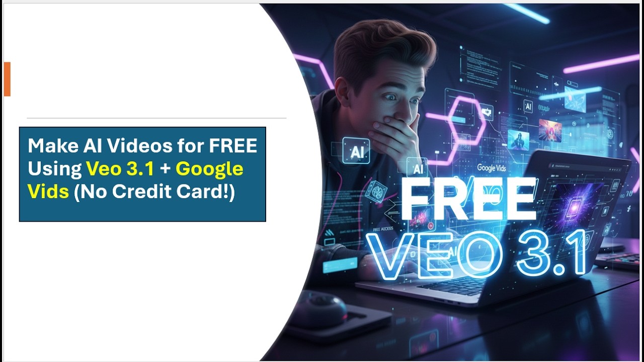 How to Make AI videos for FREE Using Veo 3.1 + Google Vids (No Credit ...