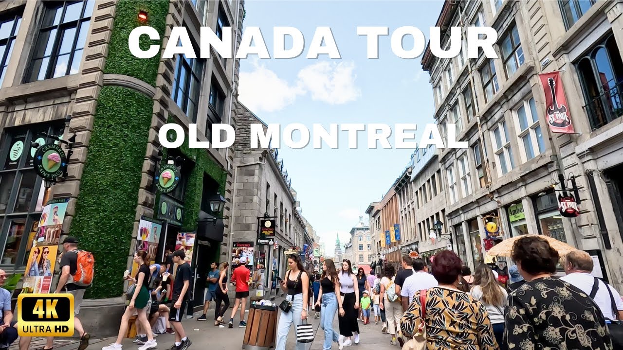 4K Old Montreal Walking Tour - Canada 🇨🇦 - YouTube