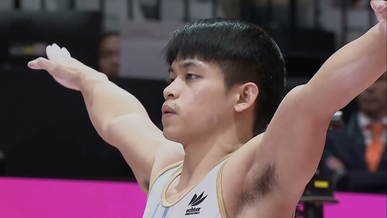 Carlos Yulo🥇 GOLD PERFORMANCE World Gymnastics Championship 2025 (NBC Sport)
