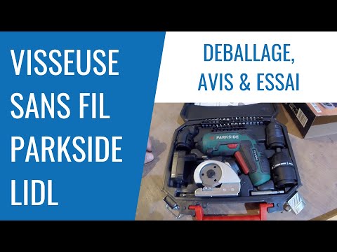 Parkside 4v screwdriver - LIDL 