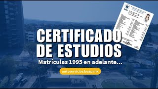 Tramita tu Certificado de Estudios por Autoservicios Tramita tu Certificado de Estudios por Autoservicios
