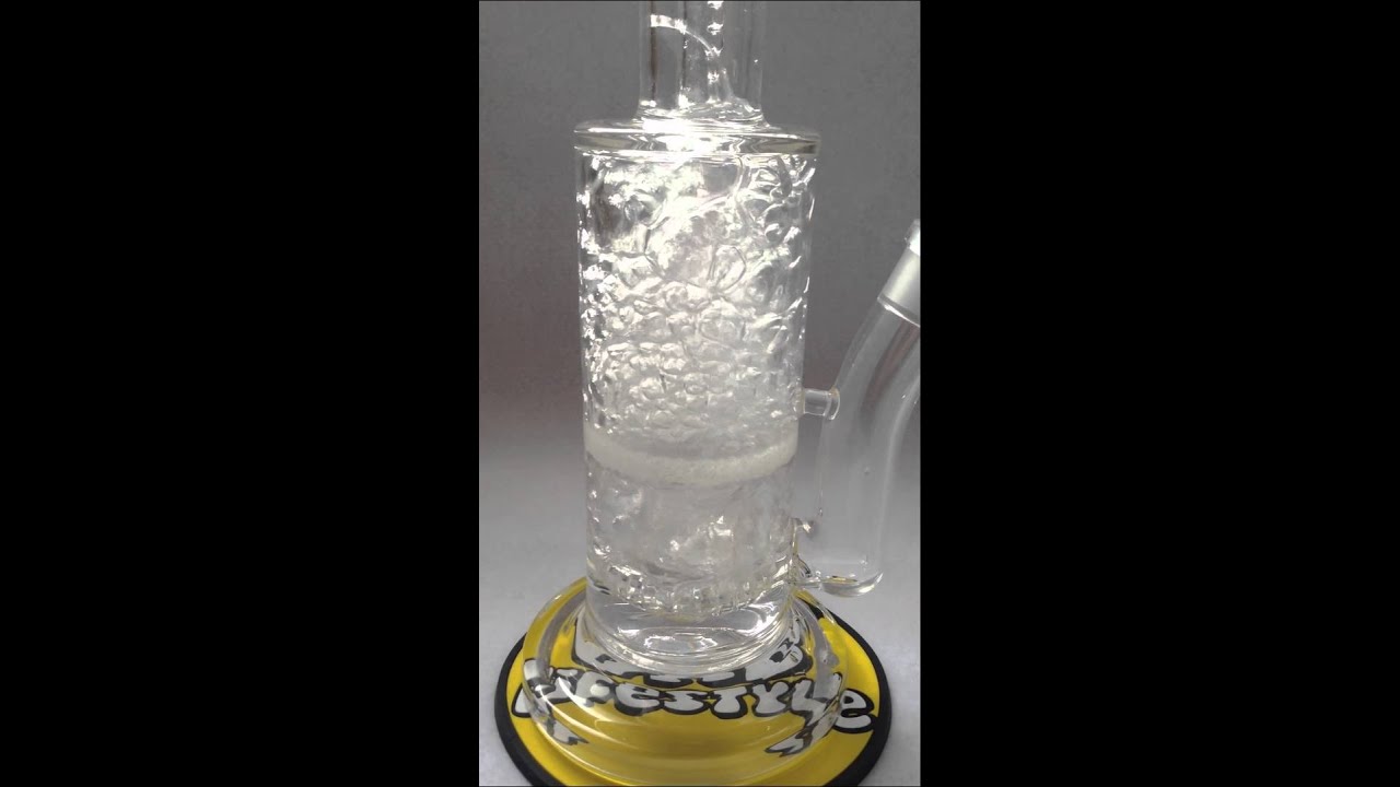 13" 18mm Double Perc (Showerhead & Fritted Disc)