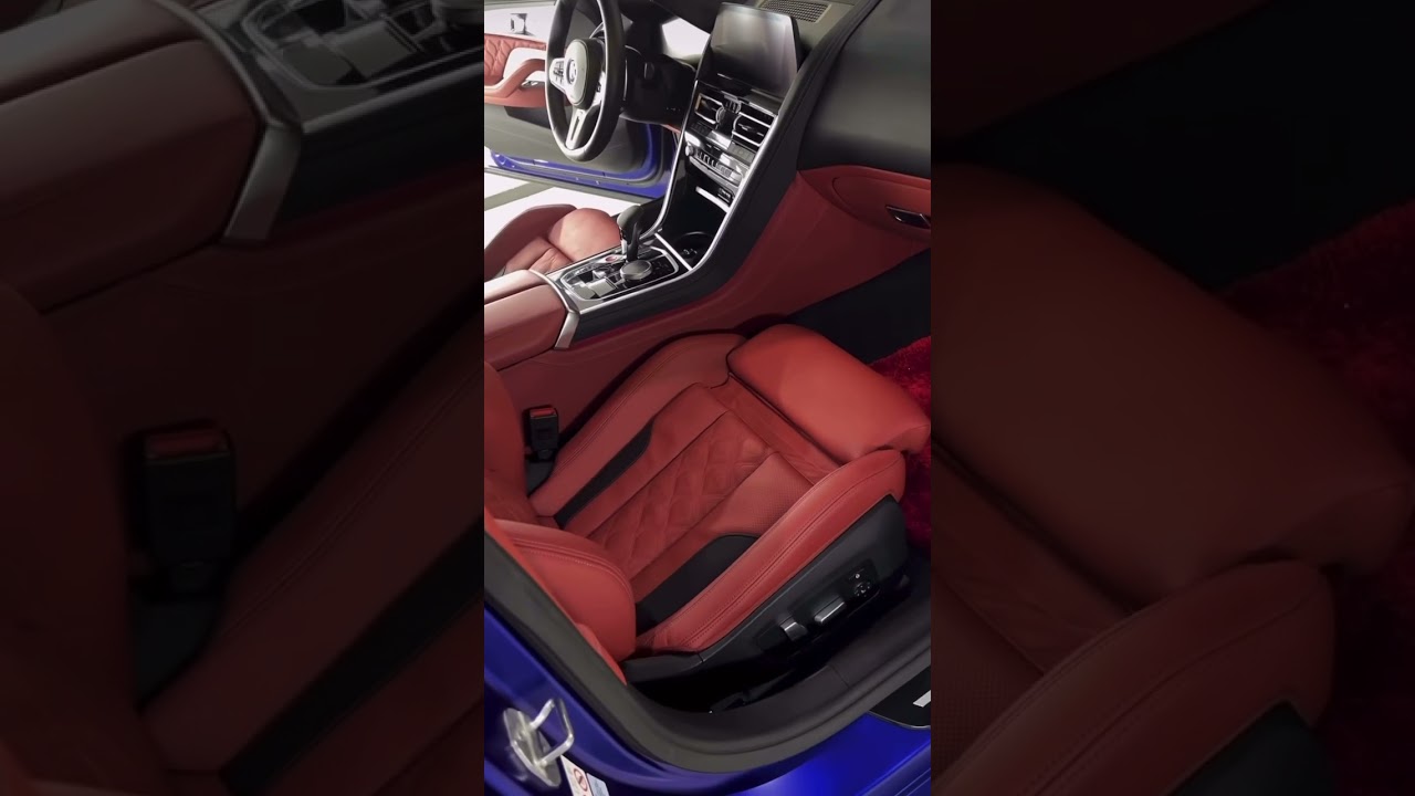 Та самая бомбовая BMW M8 на красном салоне ❤️😏💥 
