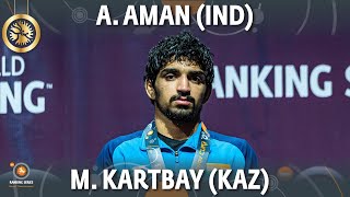 Aman Aman (IND) vs Meirambek Kartbay (KAZ) - Round 1 // Bolat Turlykhanov Cup