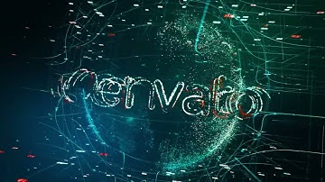 Particle 3D Earth Logo Reveal - After Effects Template (Space Project)