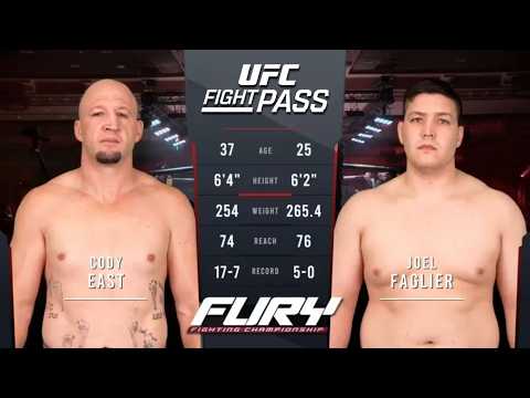 Fury FC 116: Joel Faglier vs Cody East | February 20, 2026
