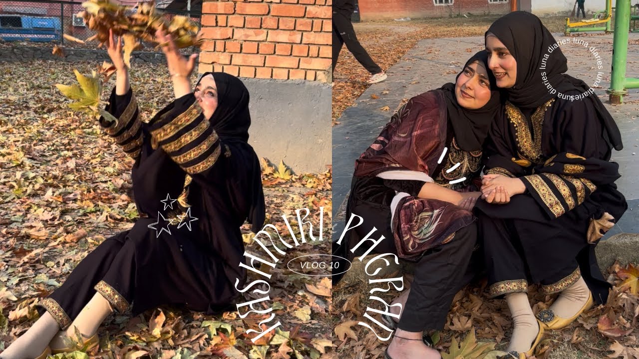 Kashmiri pheran✨shoot in chinar park🍁
