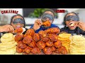 ASMR MUKBANG BBQ CHICKEN HOT SMOKEY BBQ CHICKEN & FRIED YAM | SPEED EATING CHALLENGE BLINDFOLDED