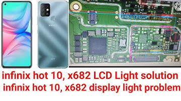 infinix hot 10 , x682 display light solution Ac Mobile Tech