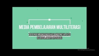 Media Pembelajaran Multiliterasi | Materi Puisi | Kelas IV Tema 6 | Ice Kusilawati