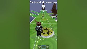 Aim so good he almost hit me once💀Roblox Item asylum