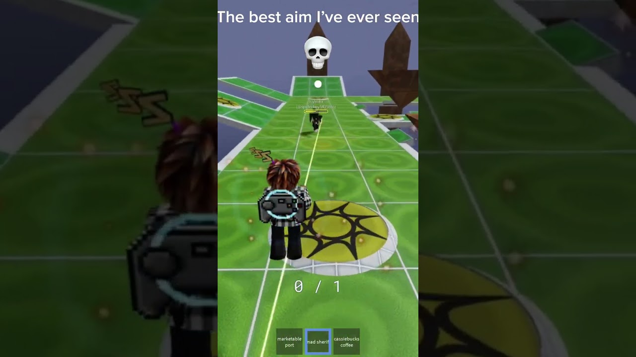 Aim so good he almost hit me once💀Roblox Item asylum