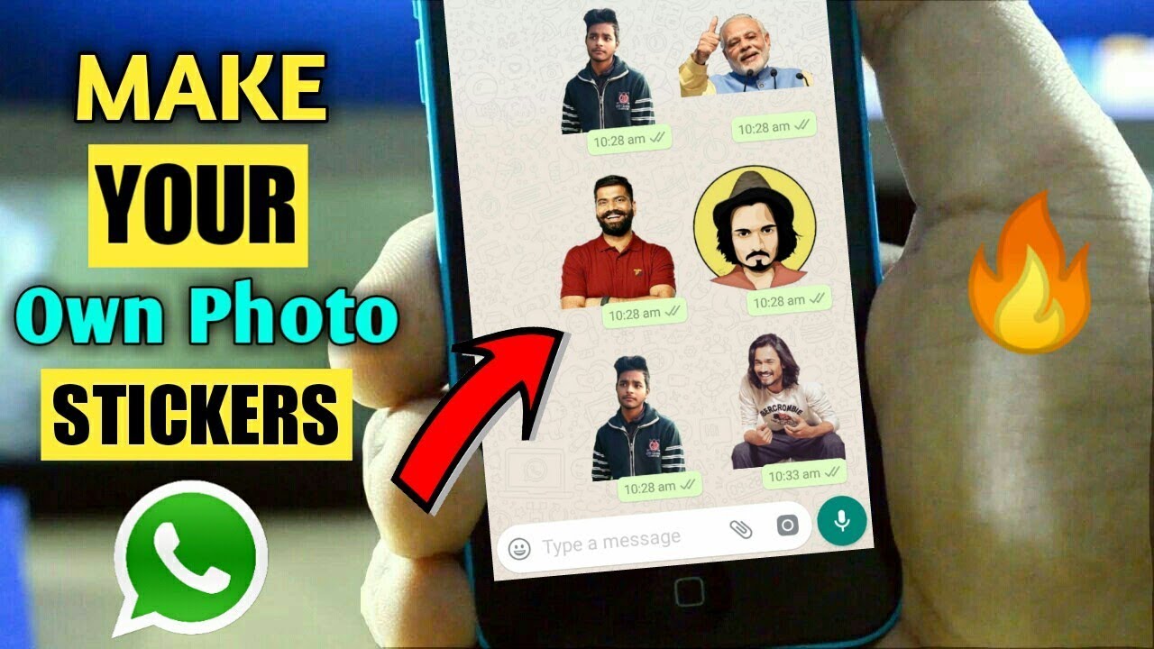 How To Create Own Photo Stickers For WhatsApp Send Your 