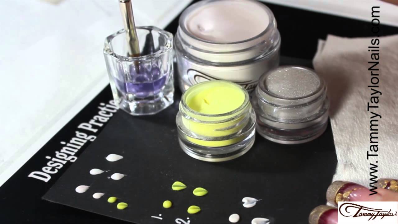 Pink White Nails Rose Gold 3d Nail Art Acrylic Nails Youtube