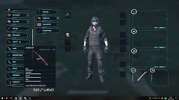 UE4 - PUBG Inventory （Personal production）