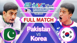 Pakistan vs. Korea  Full Match  PPTV 2021 Asian Sr. men's JVA Volleyball Championship | Pool F