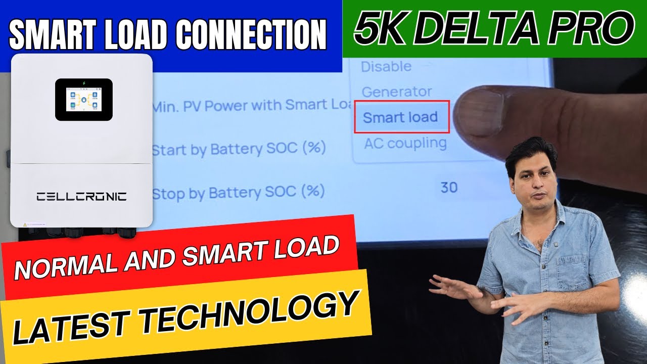 5Kw Delta Pro इन्वर्टर में स्मार्ट Load कनेक्शन, सबसे ज्यादा आसान