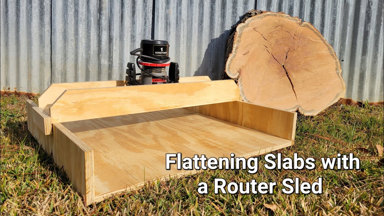 How to Flatten Live Edge Wood Slabs
