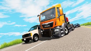 Truck Driving Crashes #5 - BeamNG.Drive