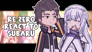 Re:Zero React To Subaru Natsuki // 🇪🇸/🇺🇸 // Gacha React