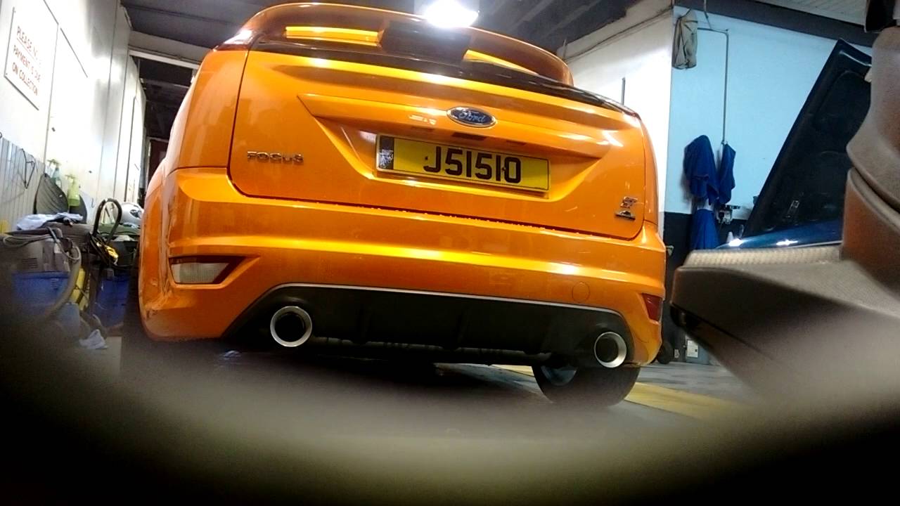 Focus St standard exhaust whit resonator delete and 4" custom fitted