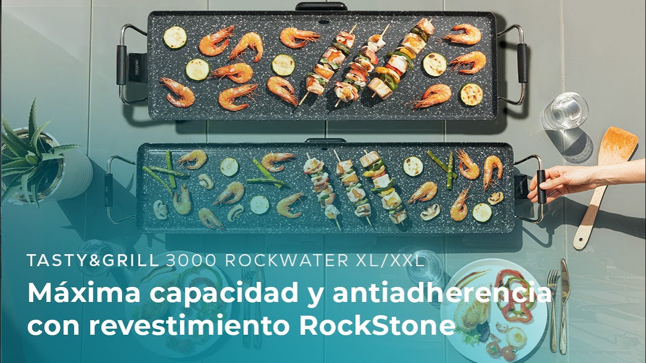 Planchas eléctricas Tasty&Grill 3000 RockWater XL/XXL