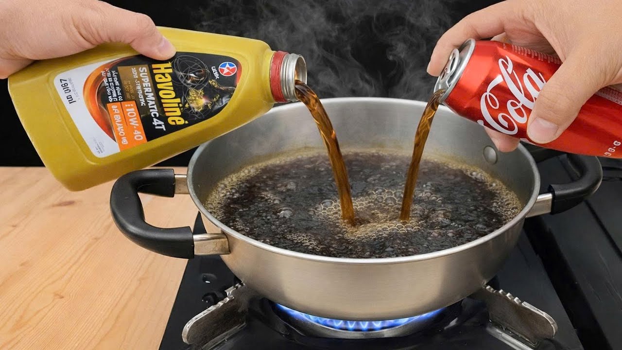 Вскипятите кока-колу с моторным маслом и узнайте то, о чём не знают миллиарды людей!