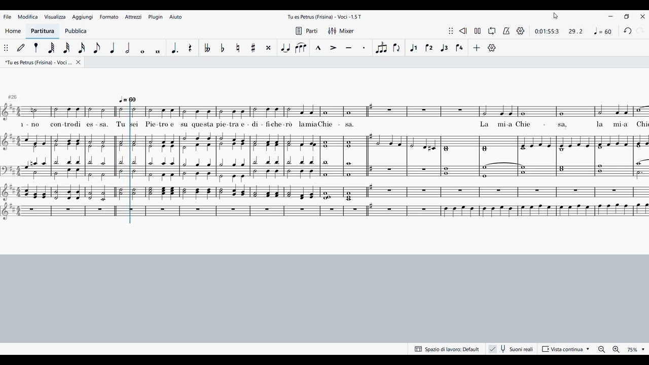 New   Tu es Petrus Frisina   Tenori