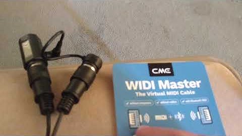CME WIDI Master Initial Test