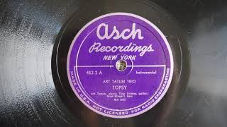 78RPM Art Tatum Trio   Topsy, Soft Winds 1944 Asch Records 452 2 screenshot 2