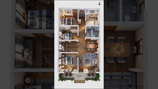 30×40 Dream House Plan | Floor Layout + Interior Design#HousePlan #3DInterior #FloorPlan #qaqc
