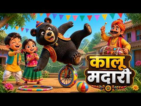 Kalu the Madari Has Come | Bandar Wala Dance | Hindi Rhymes for Kids | Kalu Madari Aaya | Fun Son...