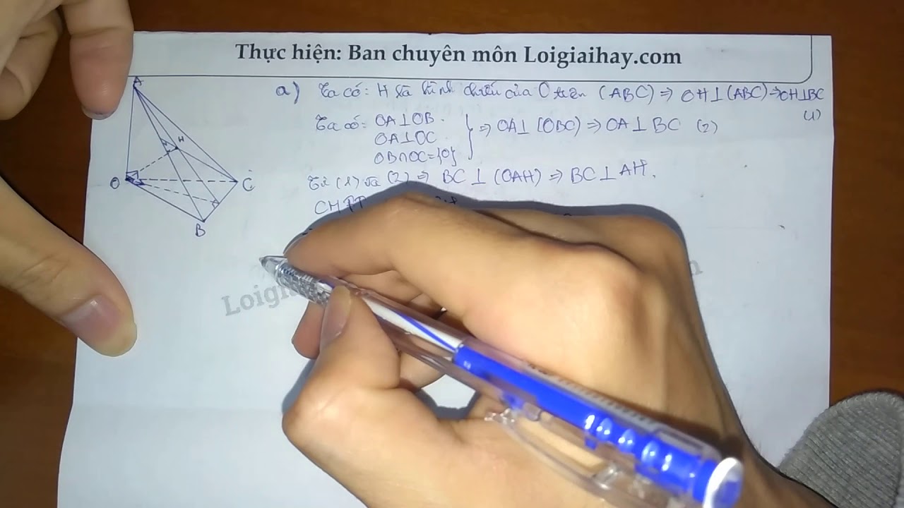 Giải bài 4 trang 105 SGK Hình học 11 - youtube