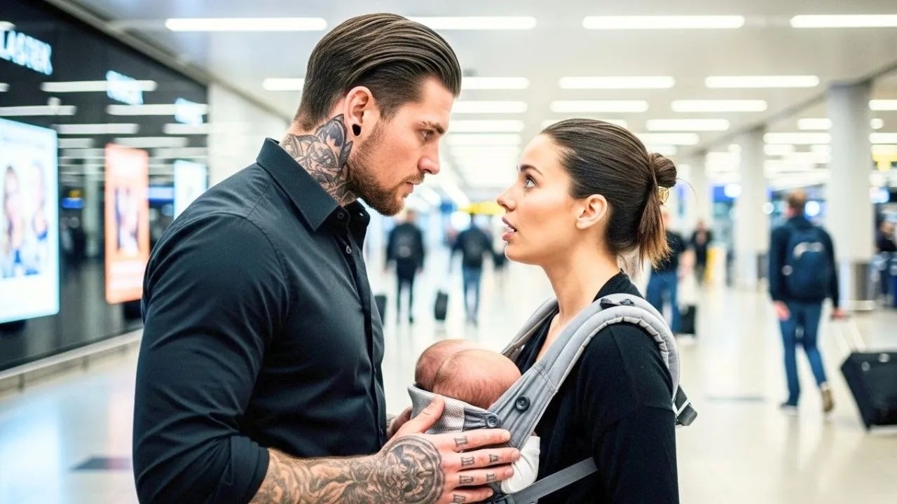 A 9 meses del divorcio, el capo mafioso se paralizó en el aeropuerto: ¡su ex con gemelos en bra