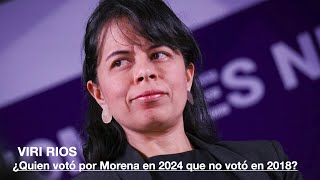 Viri Rios Quien Voto Por Morena En 2024 Que No Voto En 2018?