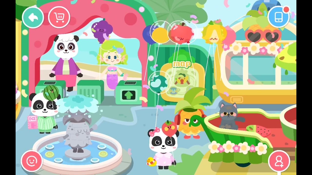 Kiki dan miu miu ke pantai part7 #anyangan #babybus