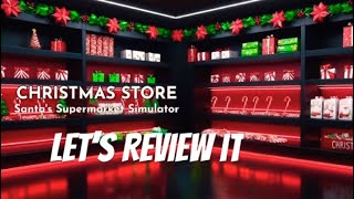 Christmas Store: Santa's Supermarket Simulator Ps5, Let's Review It. screenshot 2
