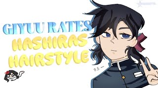 Tomioka Giyuu Rates the Hashira’s Hairstyles! 🌊💁🏻‍♀️ // DEMON SLAYER✨